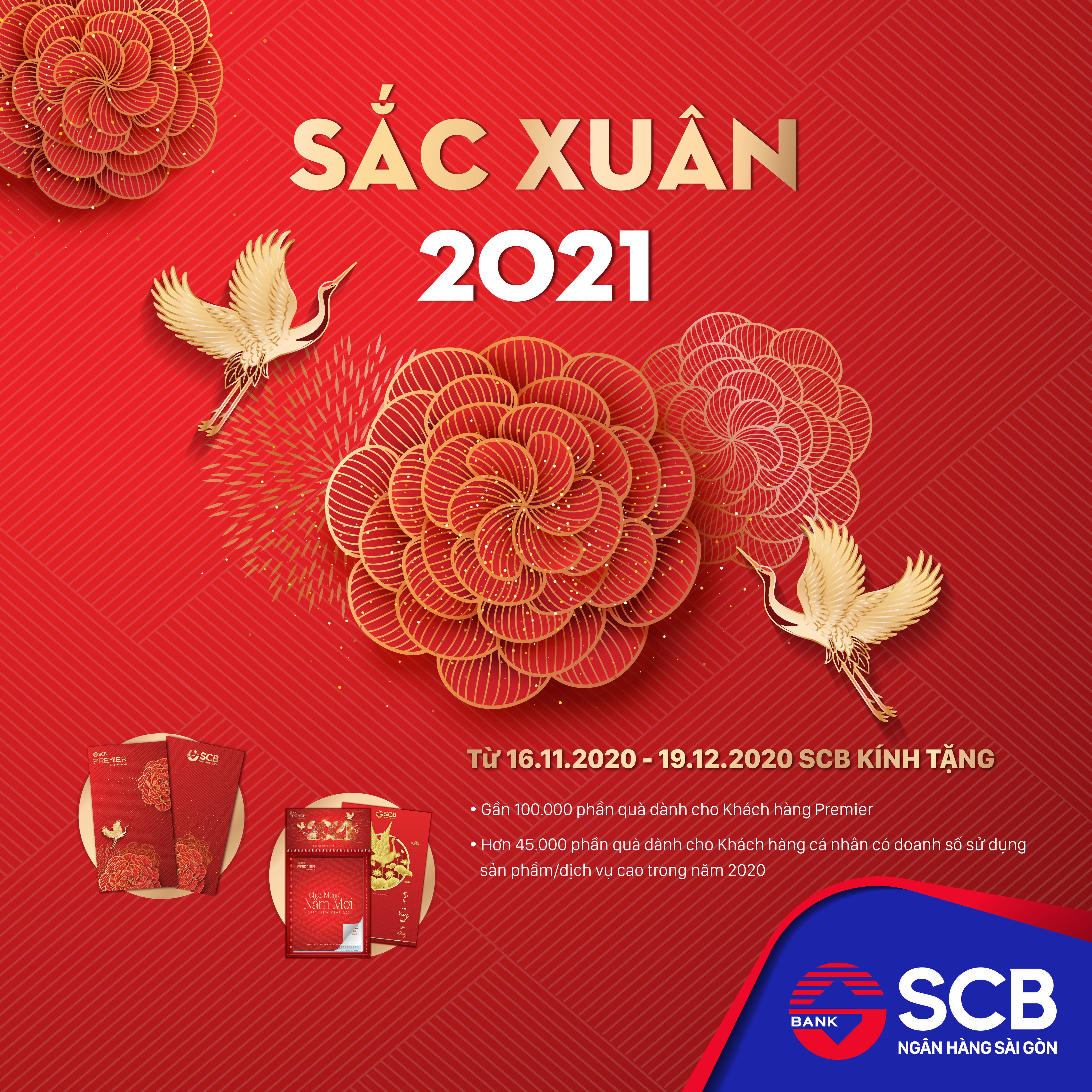 Tài chính - Ngân hàng - Tưng bừng sắc xuân 2021 cùng SCB