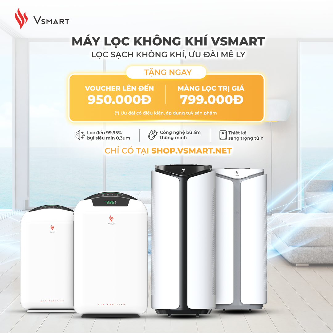 Tiêu dùng & Dư luận - VinSmart mởbán máy lọc không khí và Giải pháp nhà thông minh độc quyền trên Vsmart online