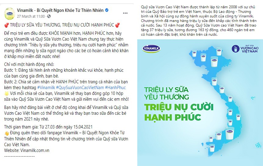 Tiêu dùng & Dư luận - Góc review: Chiến dịch mới vừa lan tỏa hạnh phúc vừa góp sữa tặng trẻ em kém may mắn