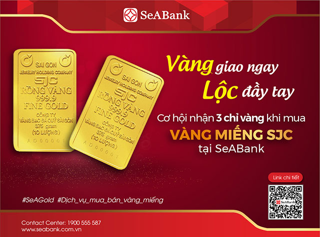 Tài chính - Ngân hàng - Triển khai dịch vụ mua bán vàng miếng SJC tại SeABank