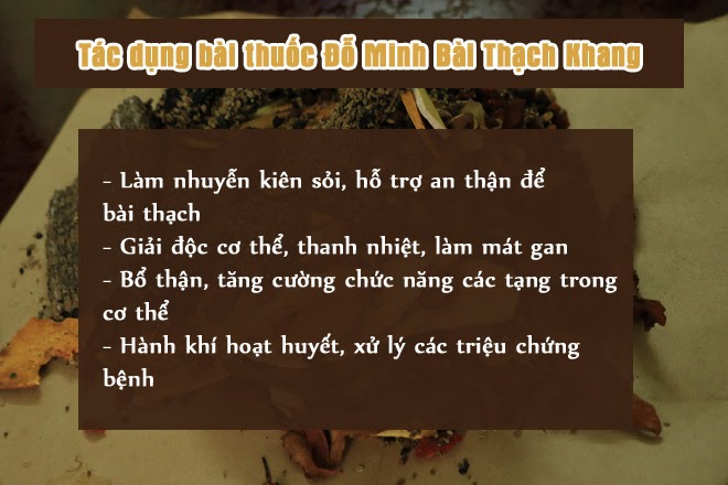 Cần biết - Đỗ Minh Bài Thạch Khang - Bài thuốc bí truyền giúp người Việt 'tránh xa' sỏi thận tiết niệu (Hình 3).