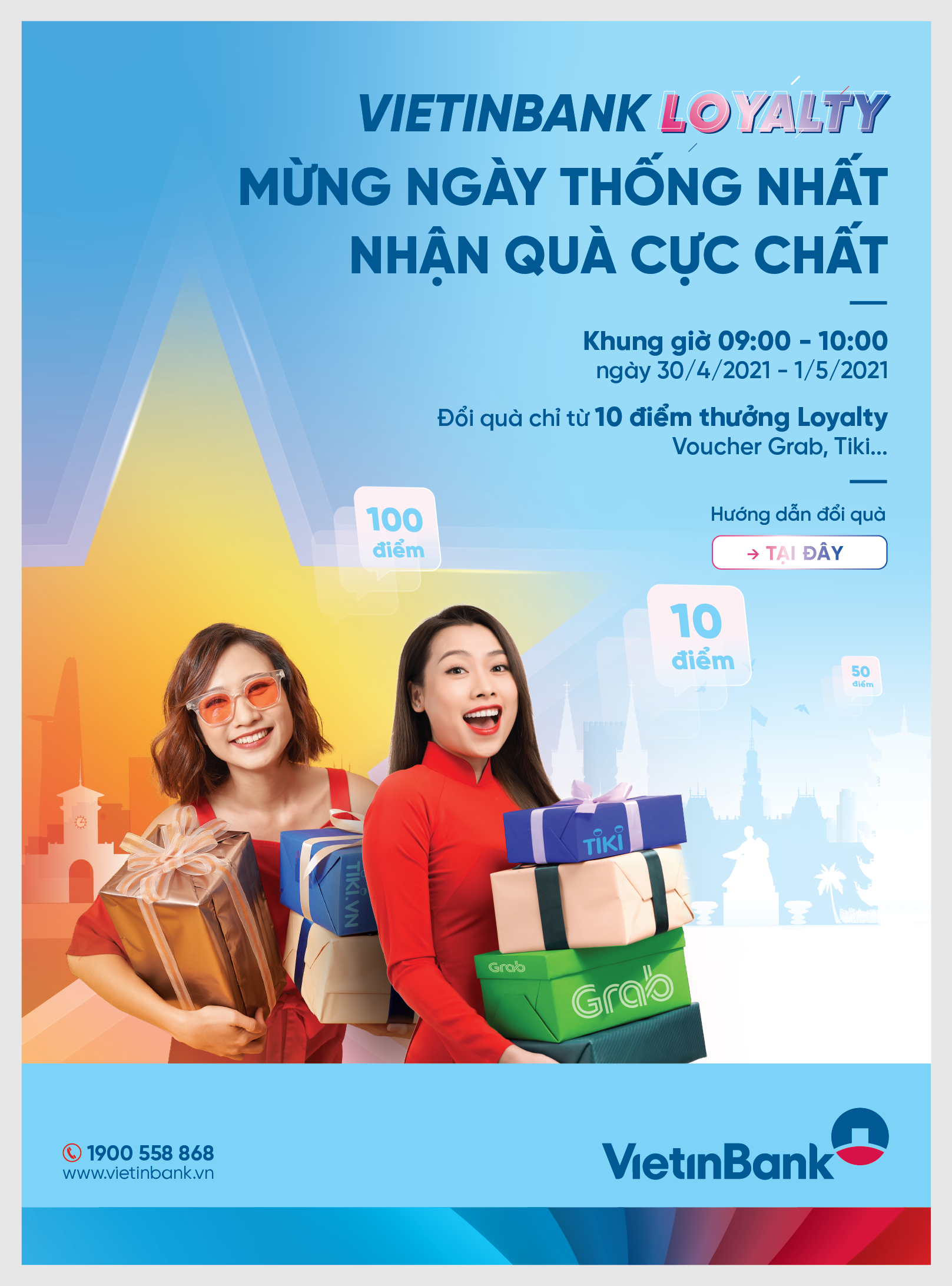 Tài chính - Ngân hàng - Mừng Ngày Thống nhất, nhận quà cực chất cùng VietinBank Loyalty