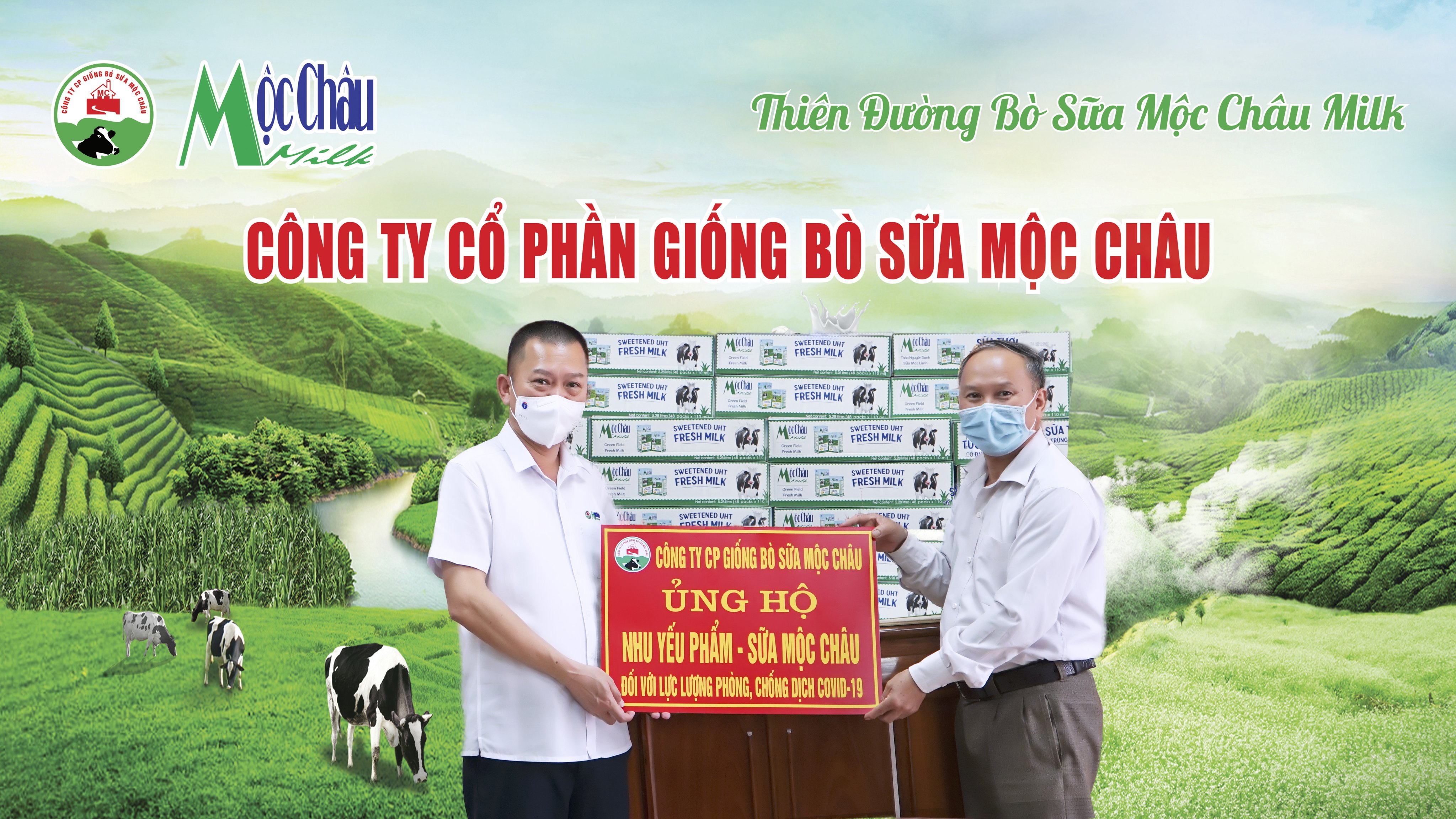 Tiêu dùng & Dư luận - Hơn 50.000 sản phẩm sữa từ Mộc Châu Milk đến với các tâm dịch tại Vĩnh Phúc, Bắc Giang, Sơn La