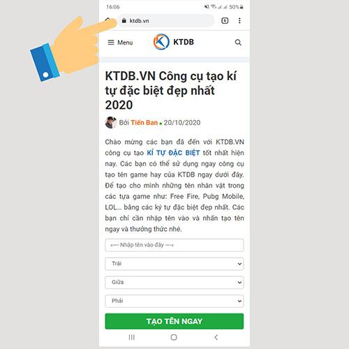 Cần biết - Kí tự đặc biệt KTDB.VN - Công cụ tạo tên game Hot nhất 2021 (Hình 3).