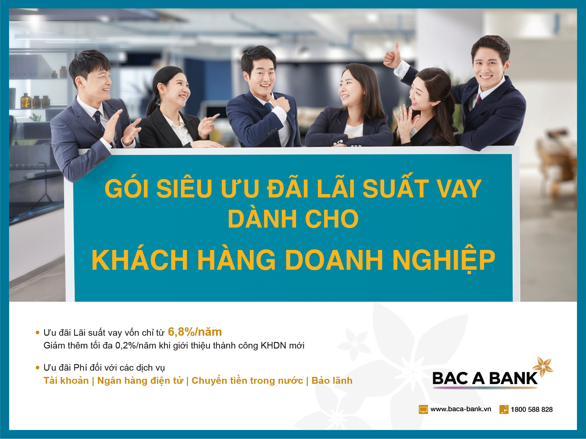 Tài chính - Ngân hàng - Doanh nghiệp hướng siêu ưu đãi lãi suất khi vay vốn tại BAC A BANK