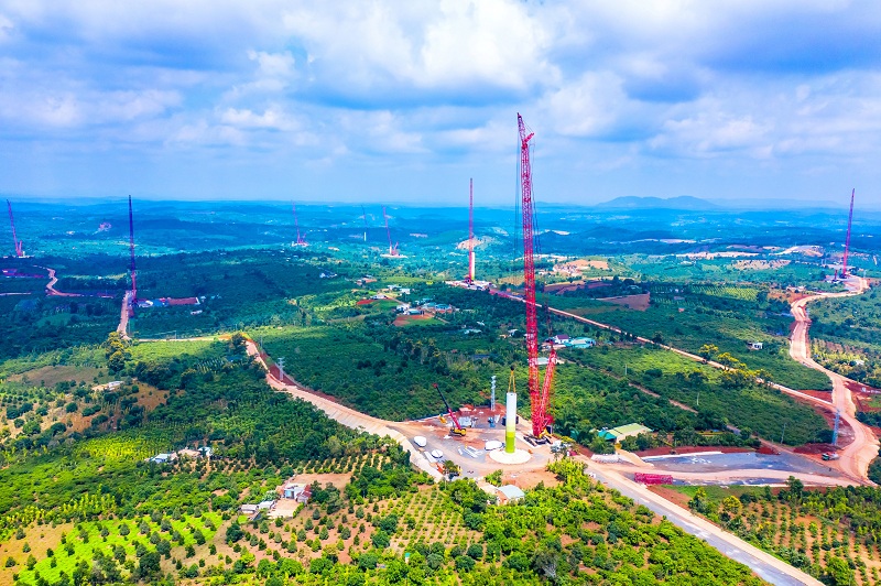 Kinh tế - Cận cảnh dự án điện gió tại tỉnh Đắk Lắk (Hình 5).