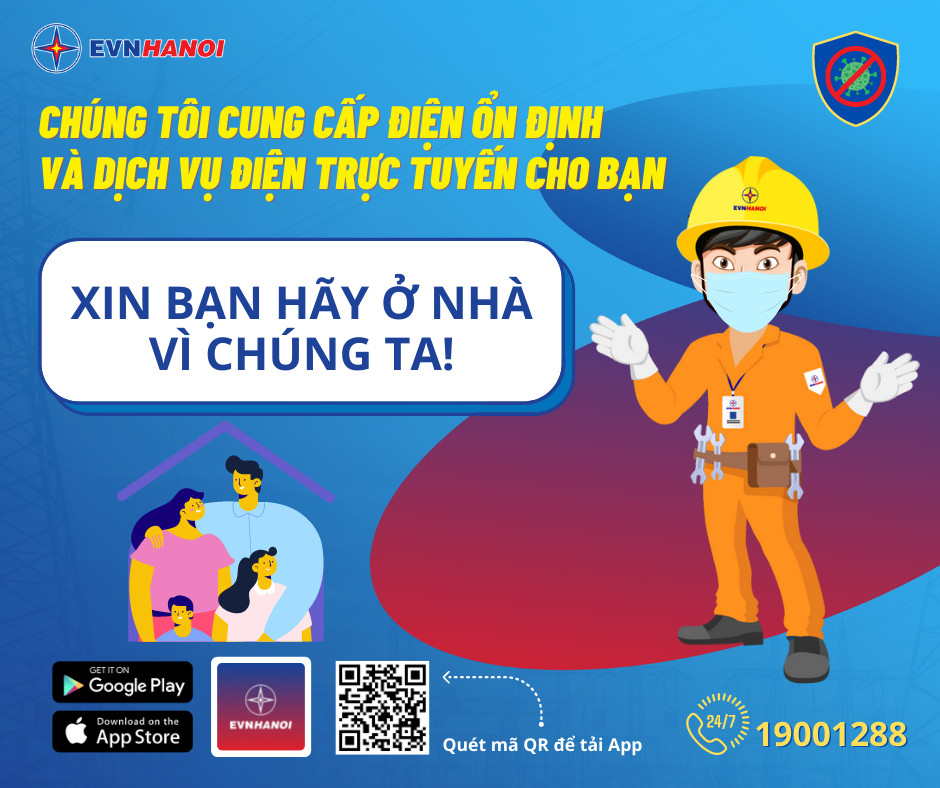 Tiêu dùng & Dư luận - EVNHANOI: Khuyến nghị khách hàng sử dụng các dịch vụ điện trực tuyến