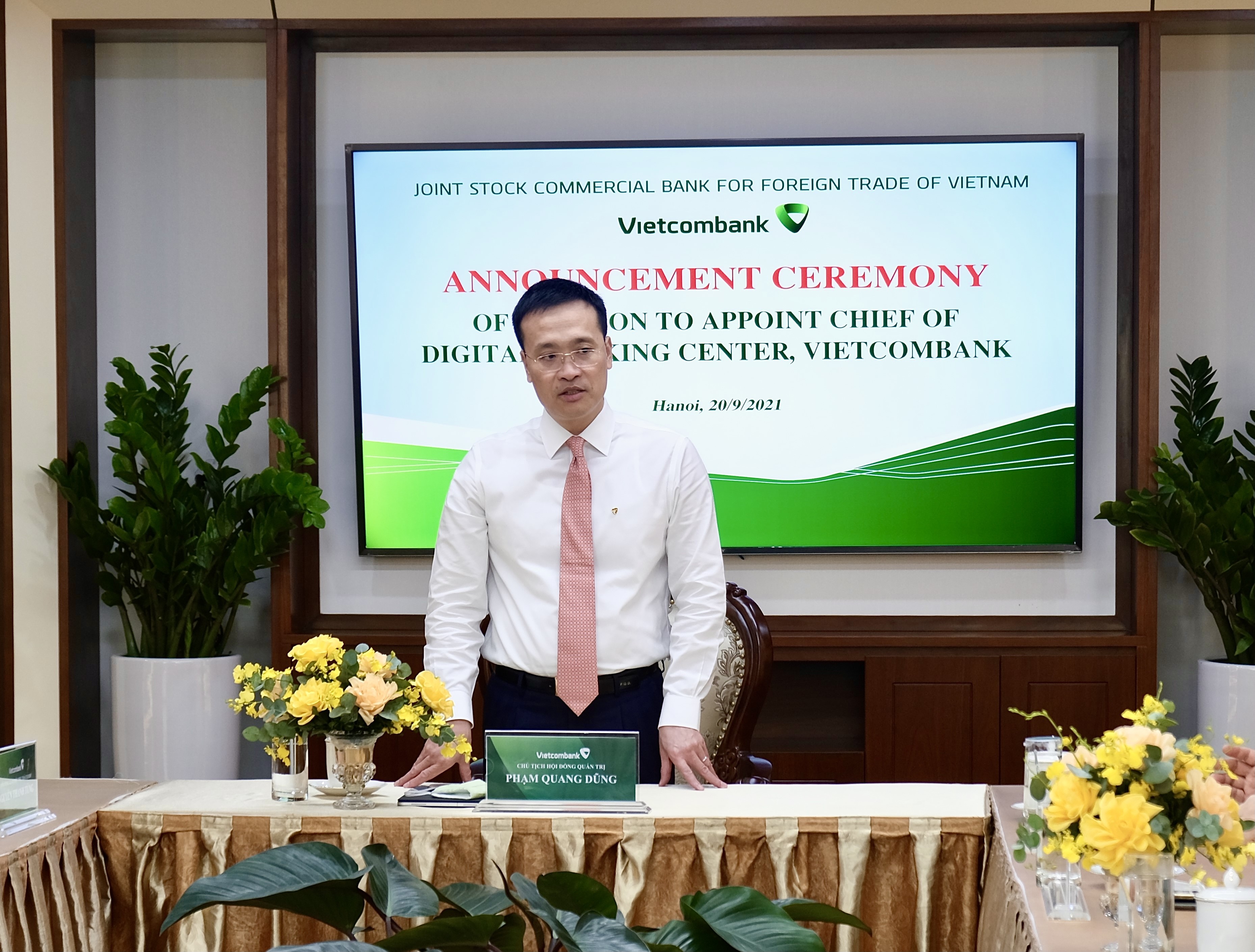 Tài chính - Ngân hàng - Vietcombank công bố quyết định bổ nhiệm Giám đốc Trung tâm ngân hàng số (Hình 3).