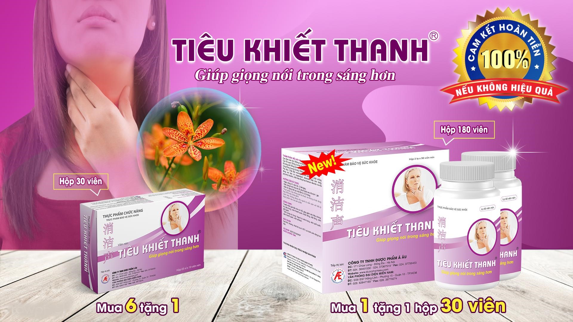 Sức khỏe - Giảm khàn tiếng và hạn chế tái phát nhờ sản phẩm Tiêu Khiết Thanh (Hình 4).