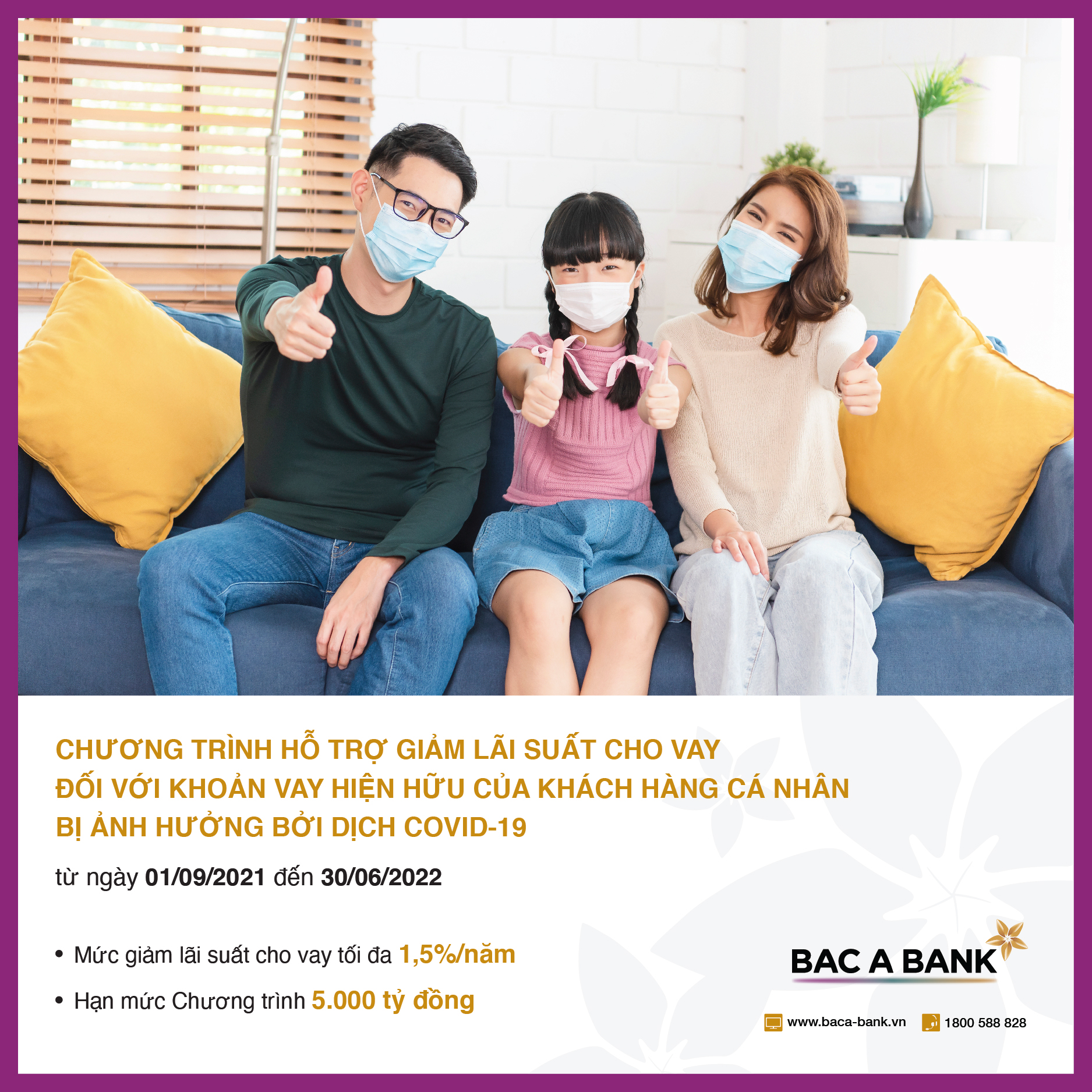 Tài chính - Ngân hàng - BAC A BANK giảm lãi suất cho vay đối với khoản vay hiện hữu của khách hàng cá nhân bị ảnh hưởng bởi dịch Covid-19