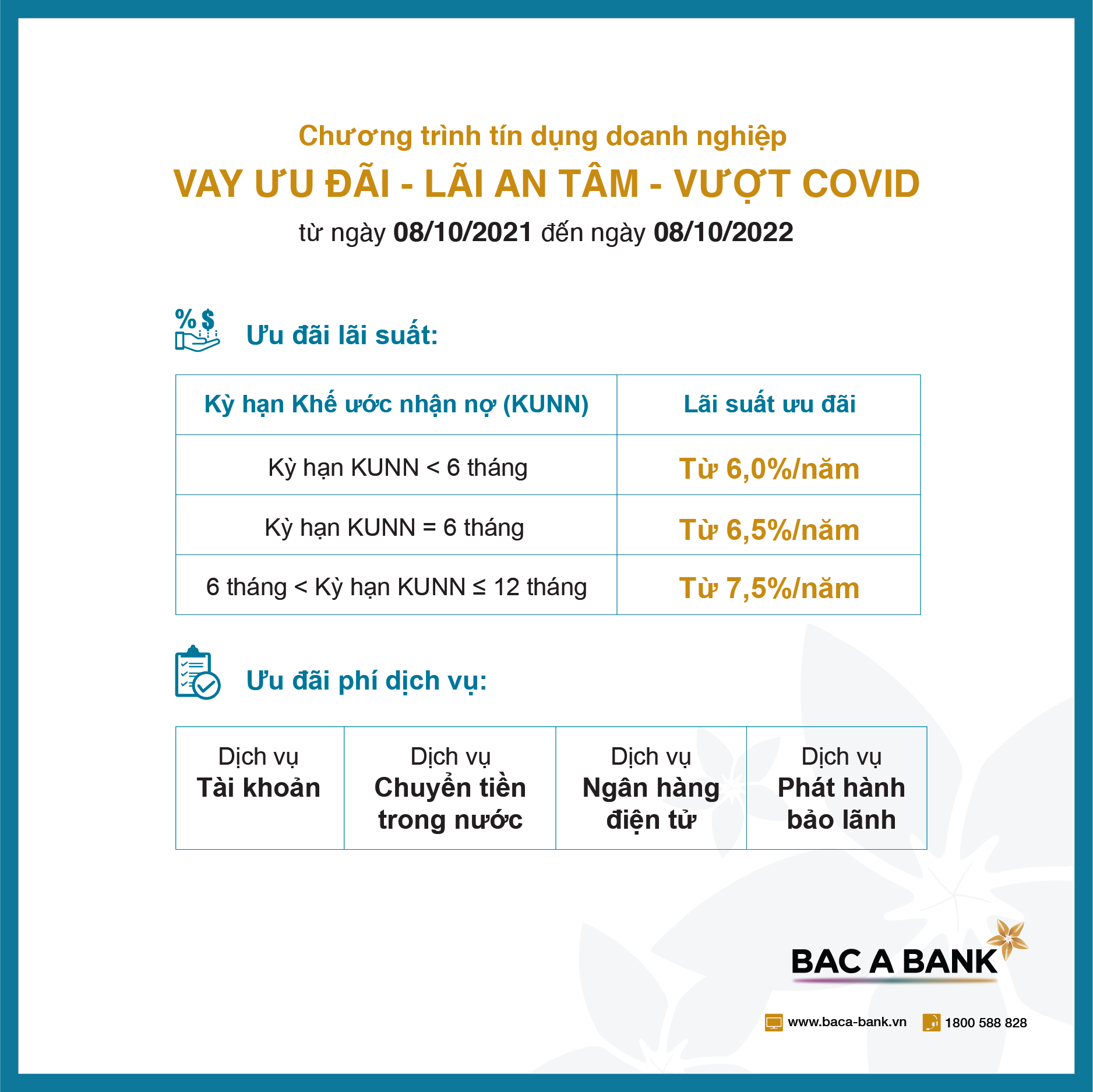 Tài chính - Ngân hàng - Vay ưu đãi từ BAC A BANK, doanh nghiệp an tâm vượt Covid-19 (Hình 2).