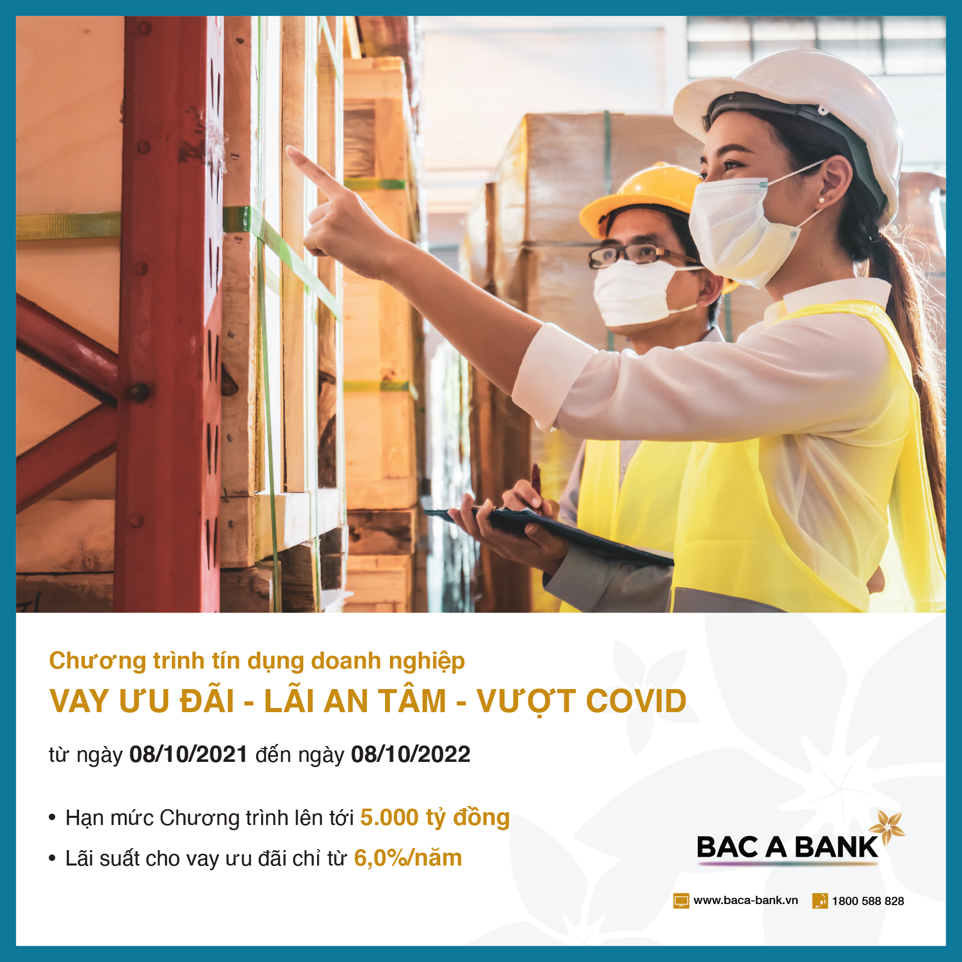 Tài chính - Ngân hàng - Vay ưu đãi từ BAC A BANK, doanh nghiệp an tâm vượt Covid-19