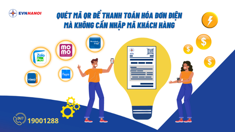 Tiêu dùng & Dư luận - EVNHANOI: Hợp tác với các ngân hàng và tổ chức trung gian thanh toán tiền điện không dùng tiền mặt (Hình 4).