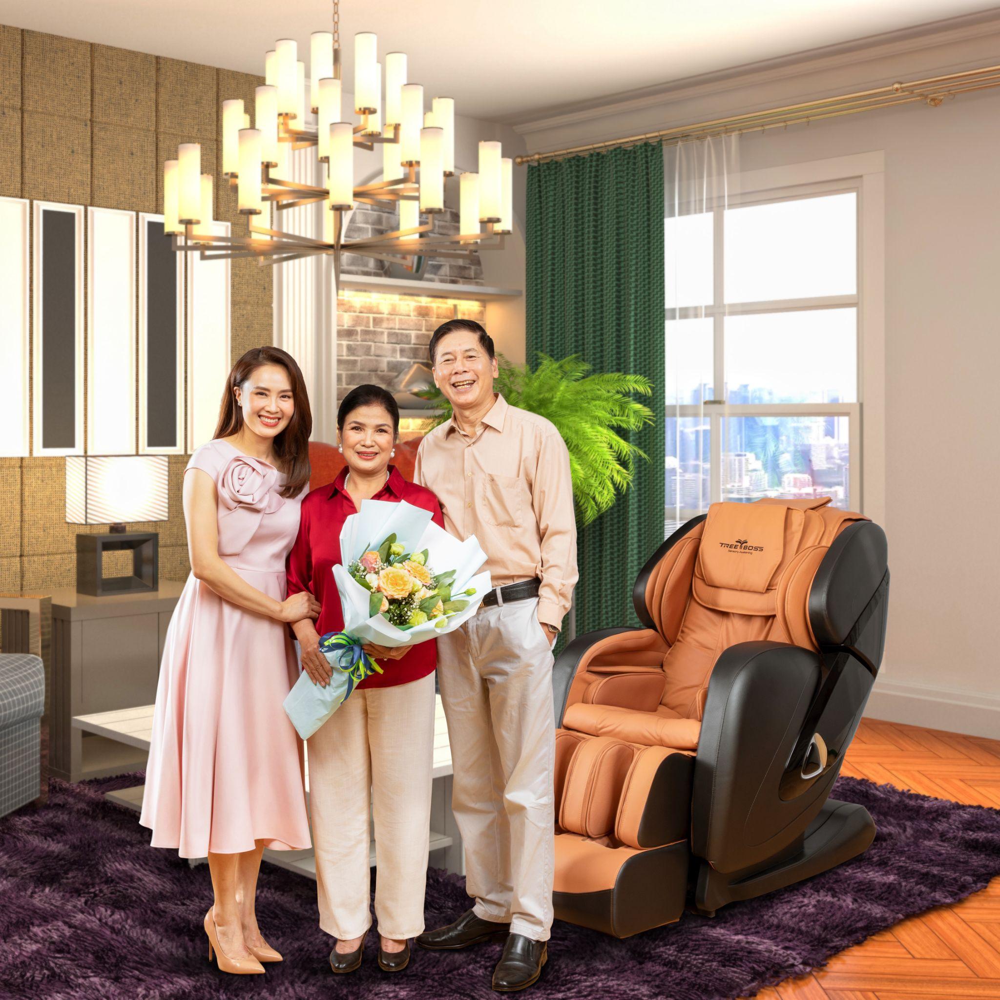 Cần biết - Hồng Diễm trở thành đại diện thương hiệu của ghế Massage Tree Boss (Hình 5).