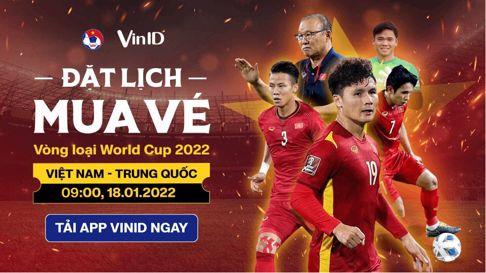 Kinh tế - VinID mở bán vé trận Việt Nam - Trung Quốc đúng Mùng 1 Tết