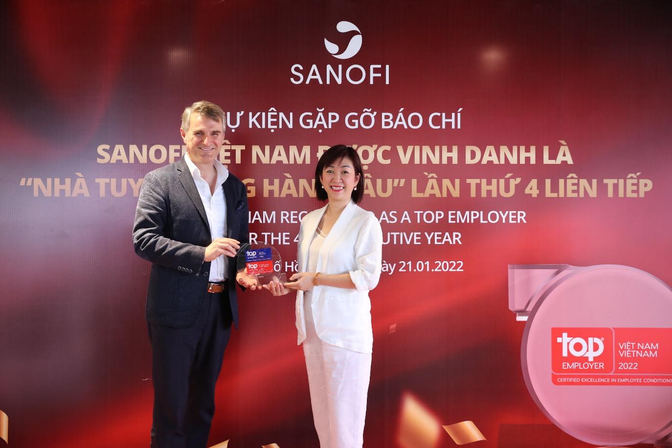 Cần biết - Sanofi Việt Nam giữ vững danh hiệu “Nhà tuyển dụng hàng đầu”