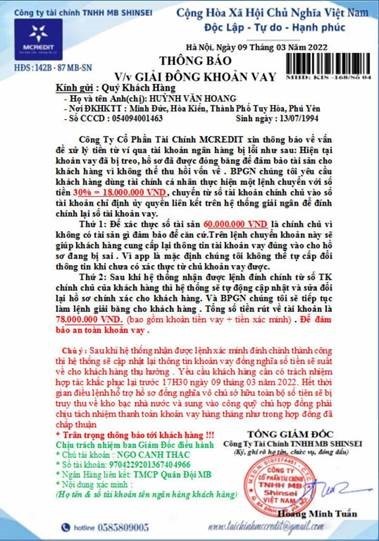 Kinh tế - Mcredit khuyến cáo khách hàng cảnh giác trước thủ đoạn lừa đảo qua APP (Hình 2).