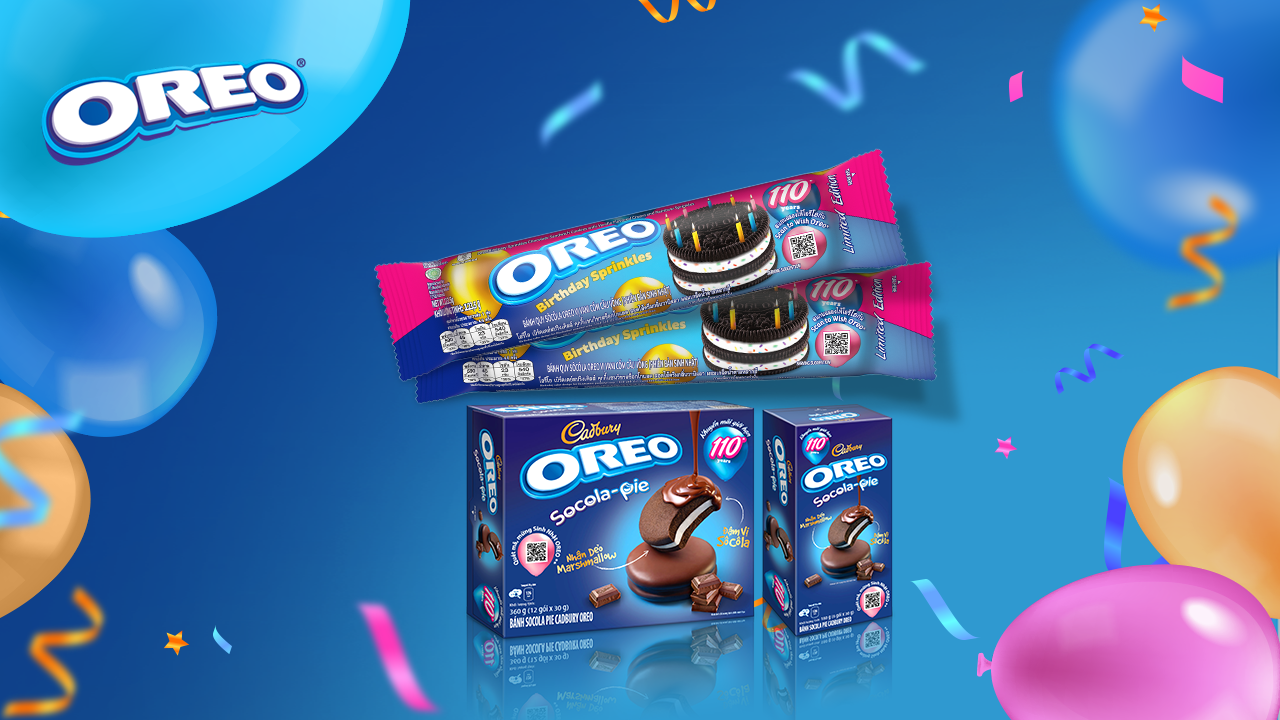 Cần biết - Oreo kỷ niệm sinh nhật 110 tuổi bằng chương trình hấp dẫn