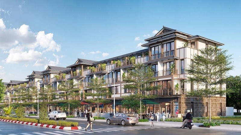 Kinh tế - Long An xuất hiện shophouse mang phong cách kiến trúc Á Đông đặc sắc (Hình 2).