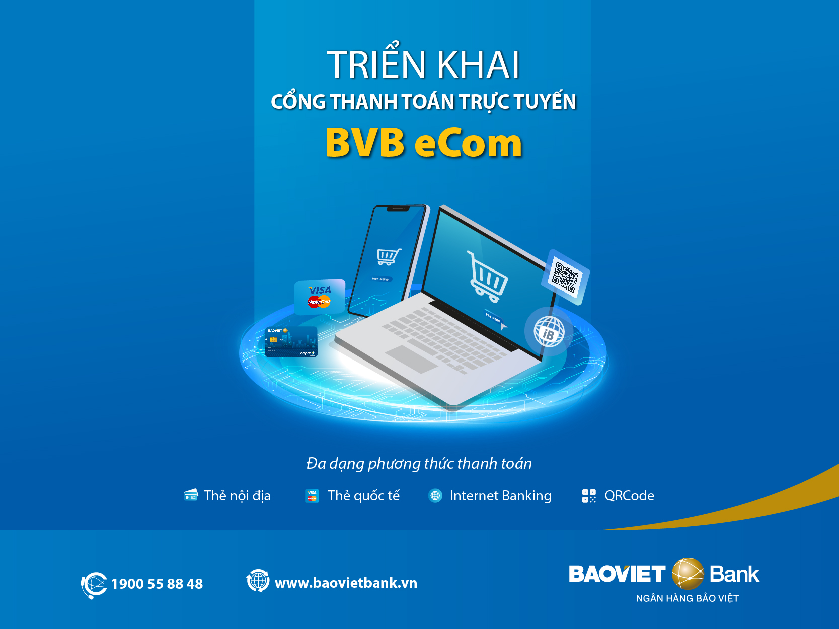 Tài chính - Ngân hàng - BAOVIET Bank triển khai cổng thanh toán trực tuyến BVB eCom