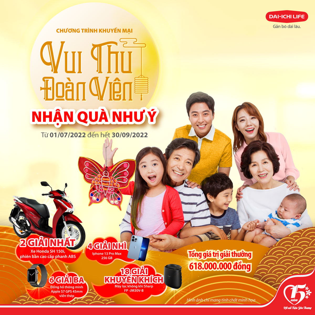 Tiêu dùng & Dư luận - Dai-ichi Life thực hiện khuyến mại “Vui thu đoàn viên, Nhận quà như ý” (Hình 2).