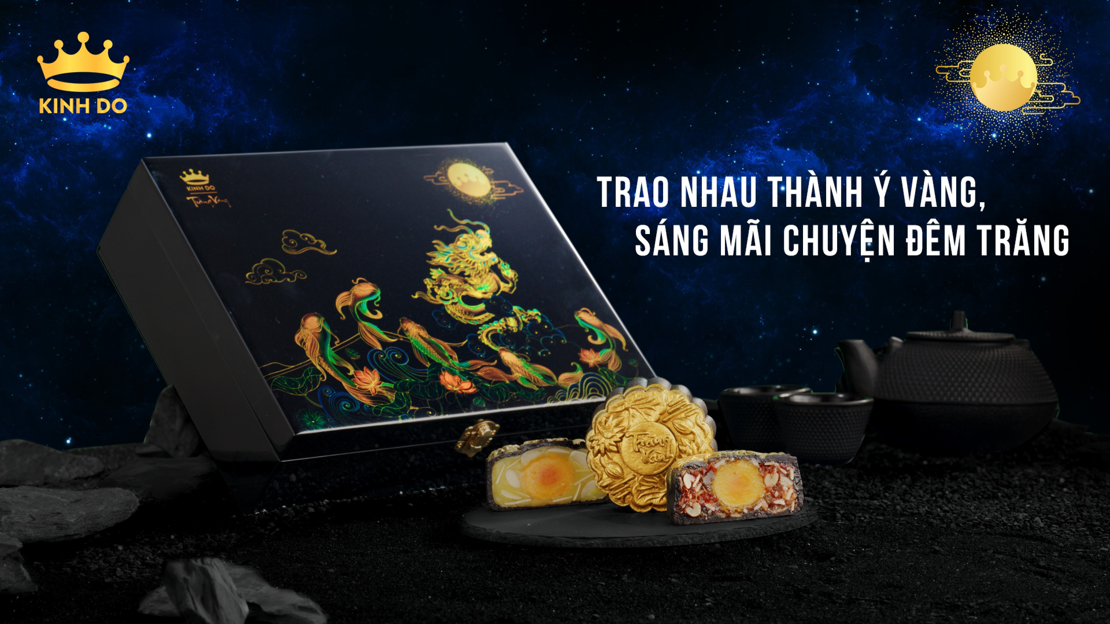 Cần biết - Mondelez Kinh Đô ra mắt sản phẩm mới bánh trung thu “Trăng Vàng Black & Gold Yến sào” thượng hạng 