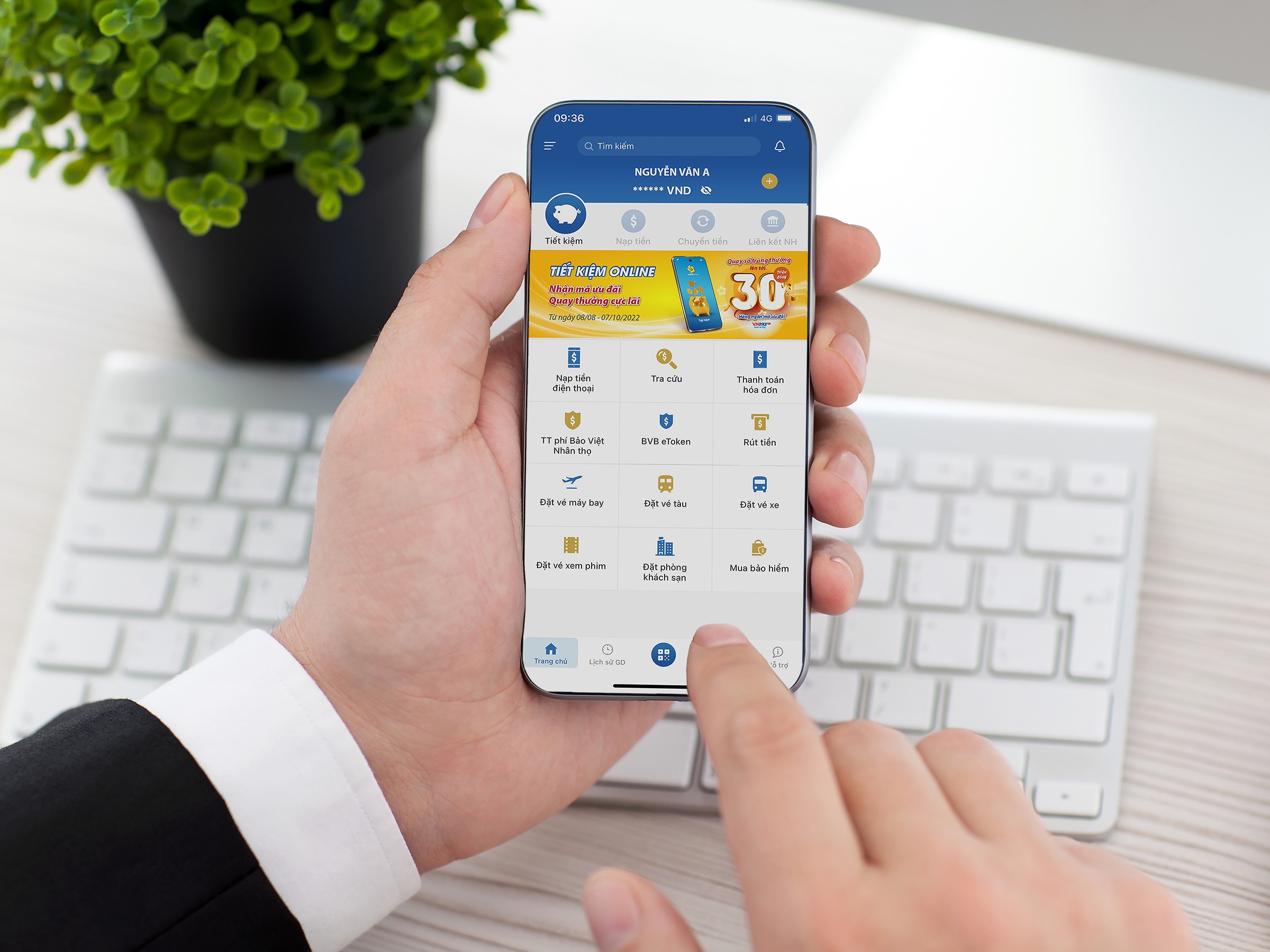 Tài chính - Ngân hàng - BAOVIET Bank tặng quà khách hàng gửi tiết kiệm trên BAOVIET Smart