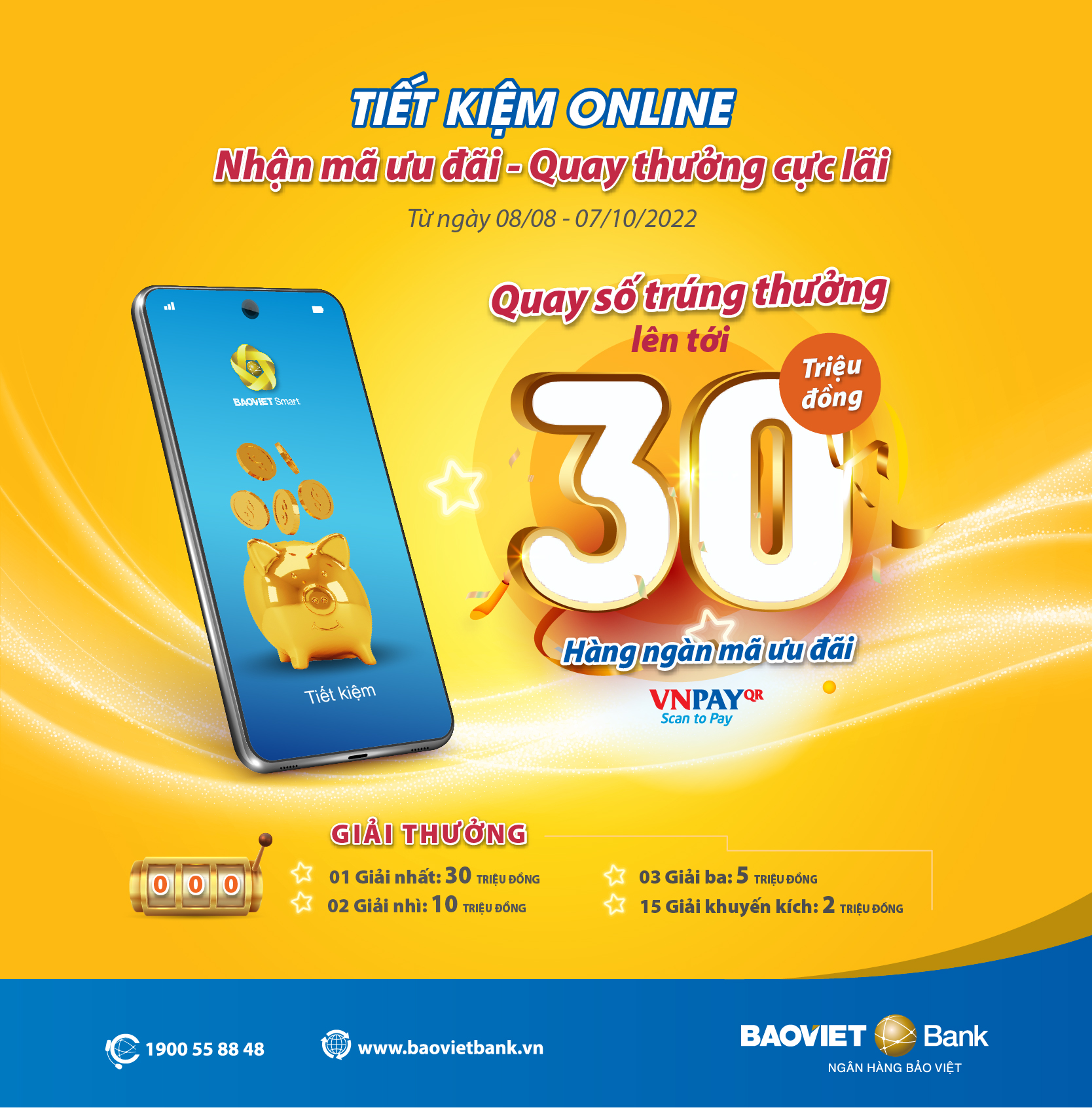 Tài chính - Ngân hàng - BAOVIET Bank tặng quà khách hàng gửi tiết kiệm trên BAOVIET Smart (Hình 2).