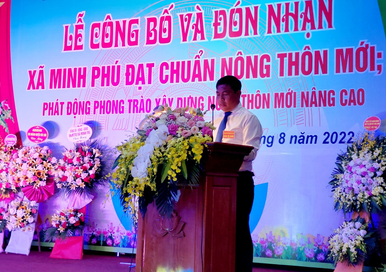 Đời sống - Lễ công bố xã Minh Phú đạt chuẩn nông thôn mới (Hình 4).