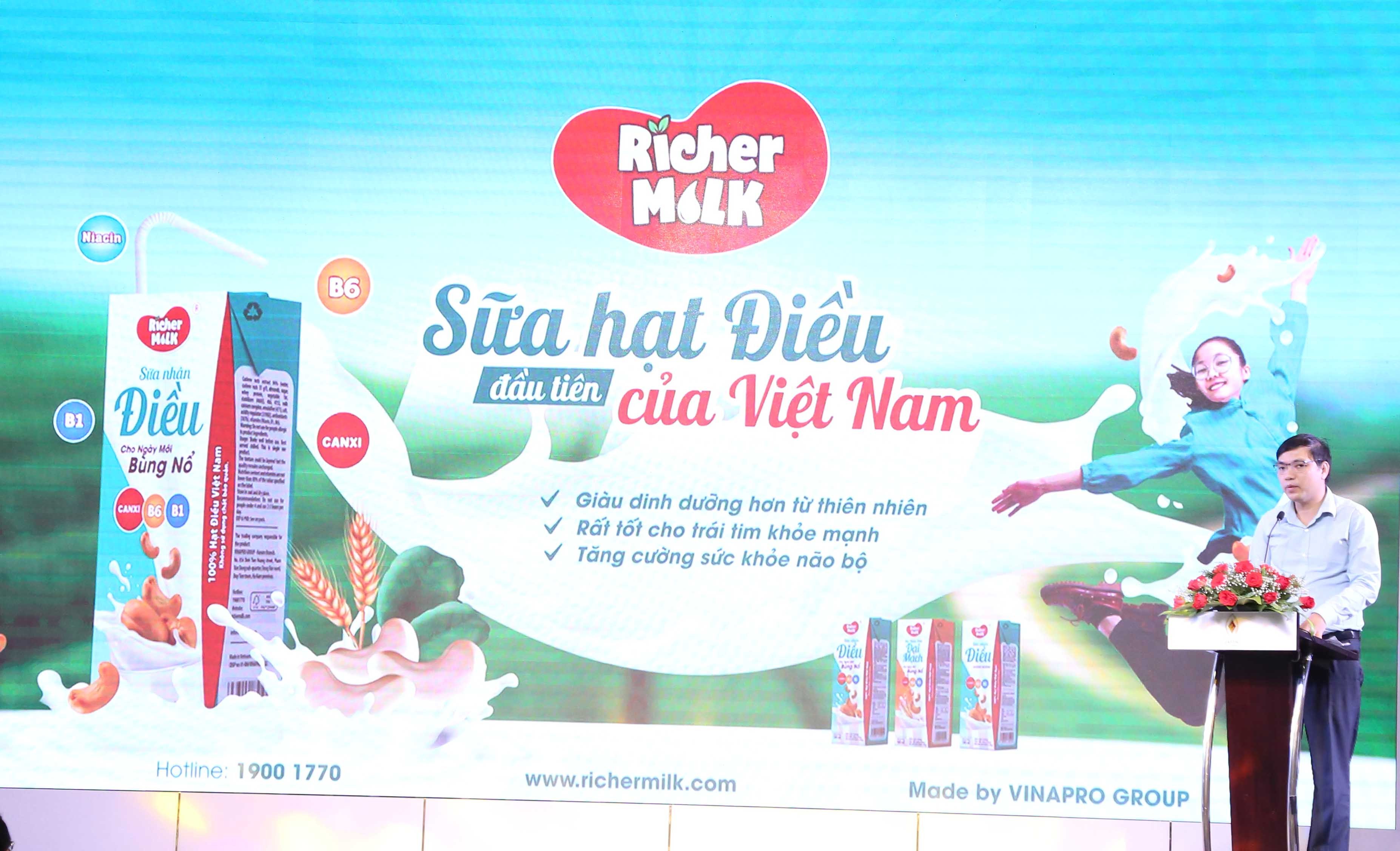 Cần biết - Ra mắt sản phẩm Richer Milk - Sữa nhân Điều đầu tiên tại Việt Nam (Hình 2).