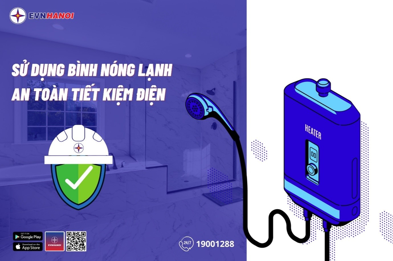 Kinh tế - EVNHANOI: Khuyến cáo cách sử dụng bình nóng lạnh để đảm bảo an toàn cho người sử dụng