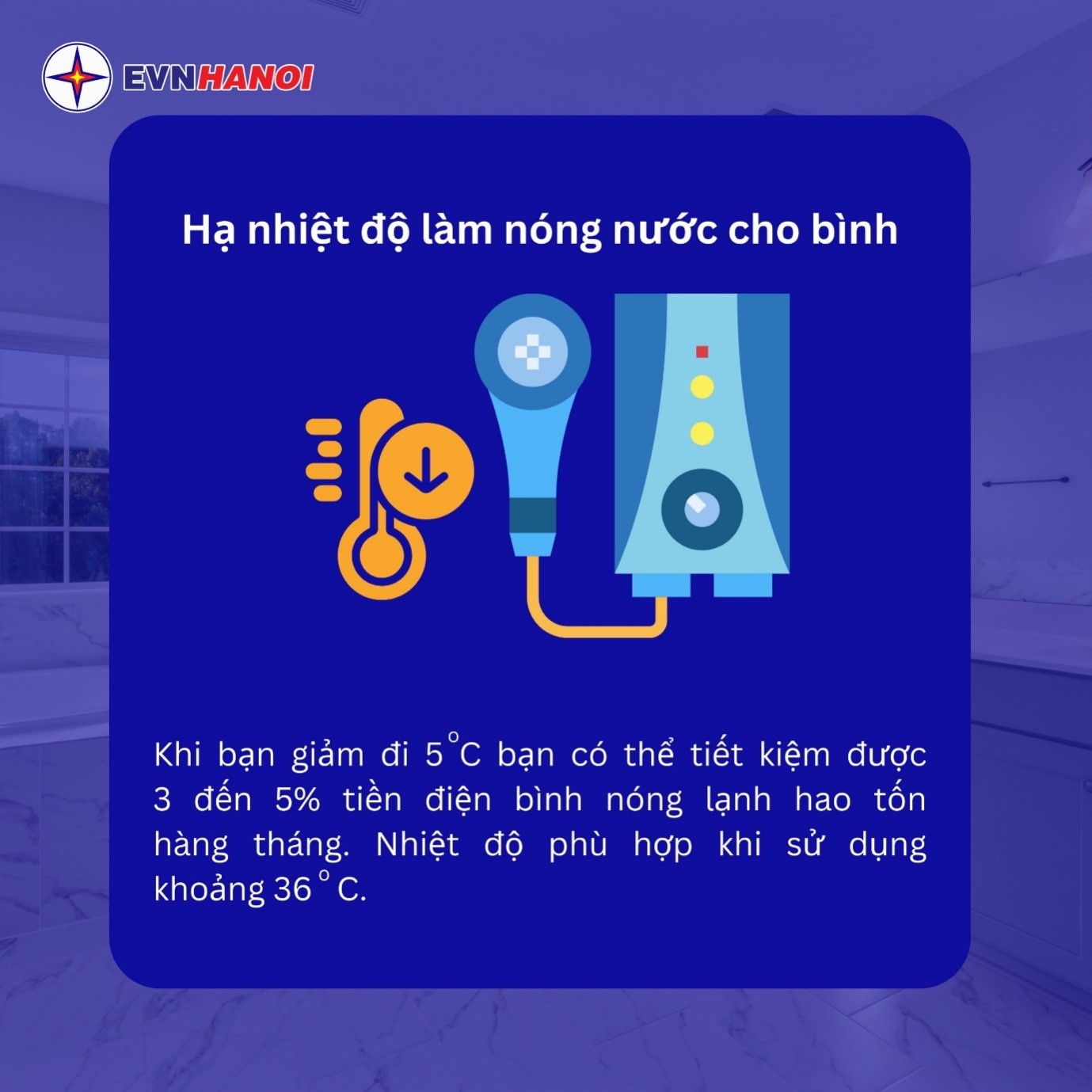 Kinh tế - EVNHANOI: Khuyến cáo cách sử dụng bình nóng lạnh để đảm bảo an toàn cho người sử dụng (Hình 4).