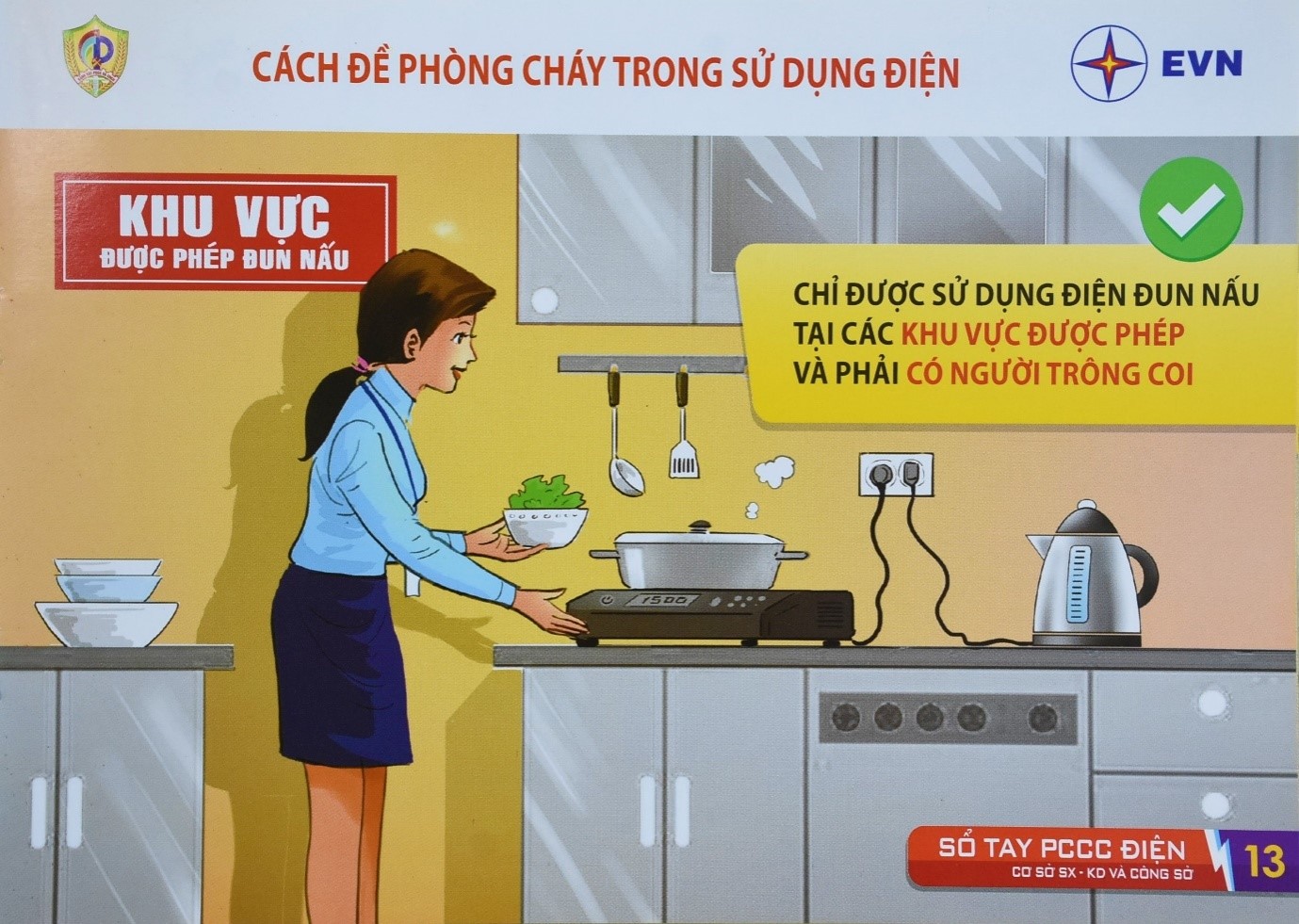 Kinh tế - EVNHANOI khuyến nghị biện pháp phòng cháy chữa cháy đến khách hàng (Hình 4).