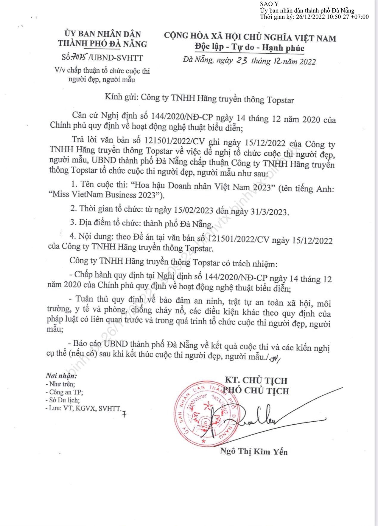 Văn hoá - Hoa hậu Doanh nhân Việt Nam 2023 đã được cấp phép (Hình 4).