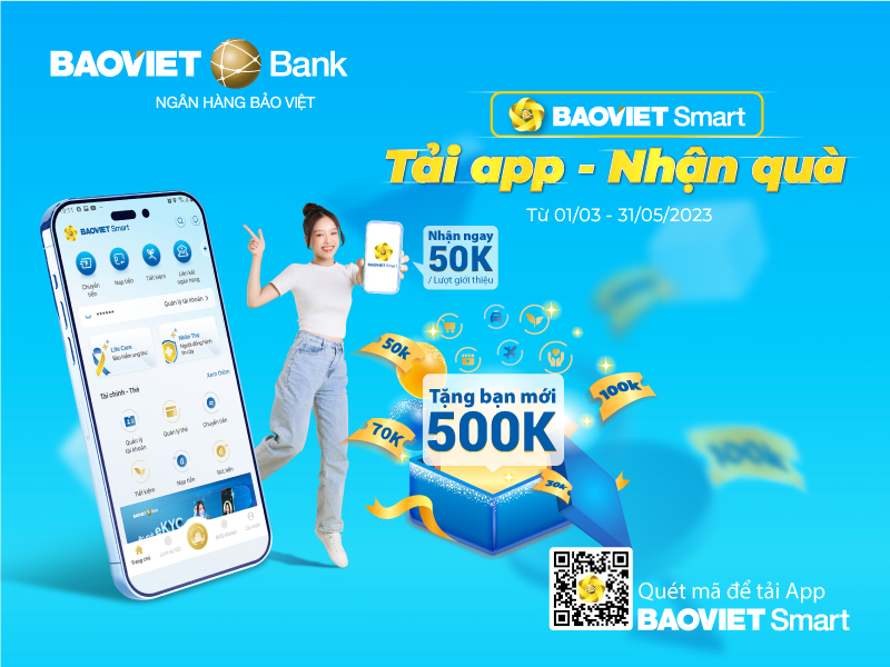 Kinh tế - BAOVIET Bank khuyến mại lớn cho khách hàng sử dụng BAOVIET Smart