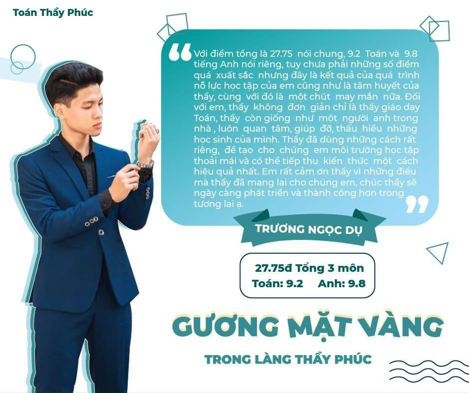 Cần biết - Đỗ Trọng Phúc: Người lái đò thầm lặng giúp hàng ngàn học sinh tự tin chinh phục môn Toán, Tiếng Anh  (Hình 2).