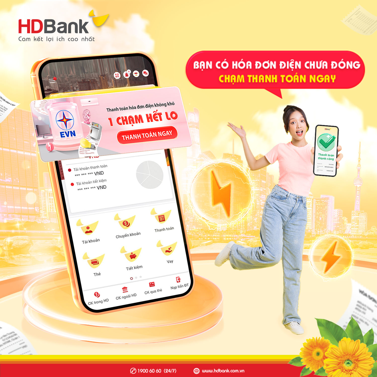 Kinh tế - Tính năng “1 chạm” nâng cấp độ cho App HDBank 