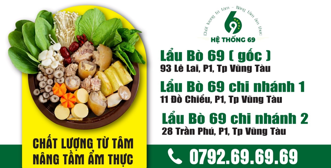 Cần biết - Tận hưởng giây phút ấm áp bên gia đình và người thân tại Lẩu bò 69 Vũng Tàu