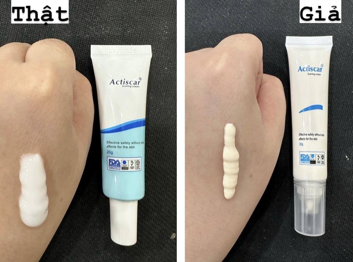 Cần biết - Actiscar cảnh b&aacute;o h&agrave;ng giả v&agrave; c&aacute;ch ph&acirc;n biệt sản phẩm ch&iacute;nh h&atilde;ng (H&igrave;nh 5).