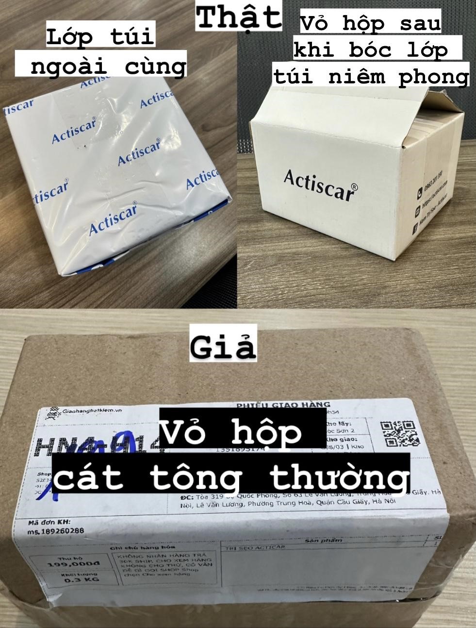 Cần biết - Actiscar cảnh b&aacute;o h&agrave;ng giả v&agrave; c&aacute;ch ph&acirc;n biệt sản phẩm ch&iacute;nh h&atilde;ng