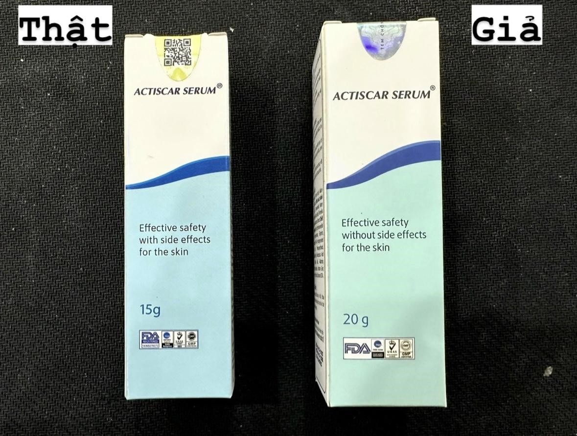 Cần biết - Actiscar cảnh b&aacute;o h&agrave;ng giả v&agrave; c&aacute;ch ph&acirc;n biệt sản phẩm ch&iacute;nh h&atilde;ng (H&igrave;nh 2).