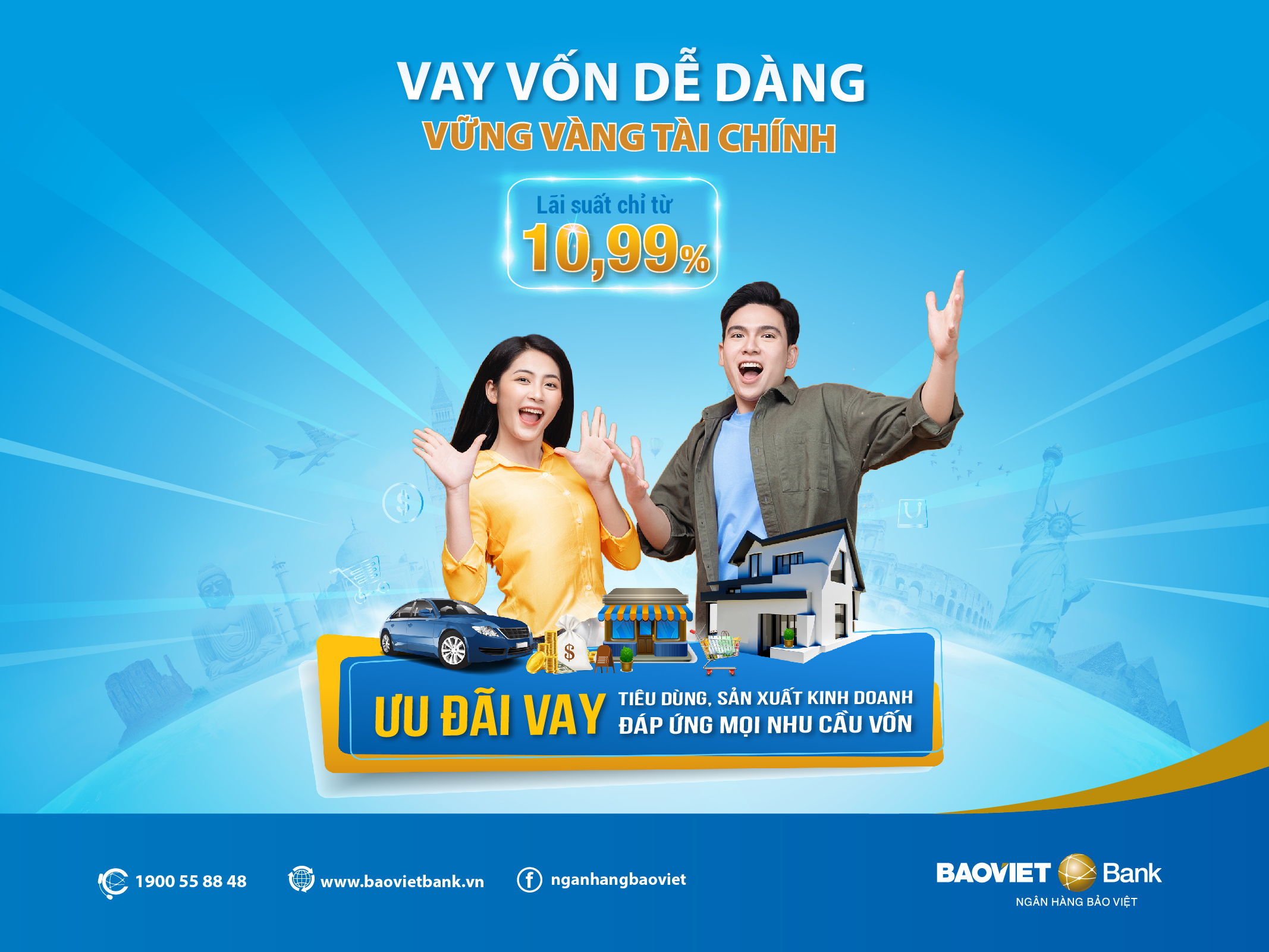 Kinh tế - BAOVIET Bank ưu đãi vay sản xuất kinh doanh, tiêu dùng 