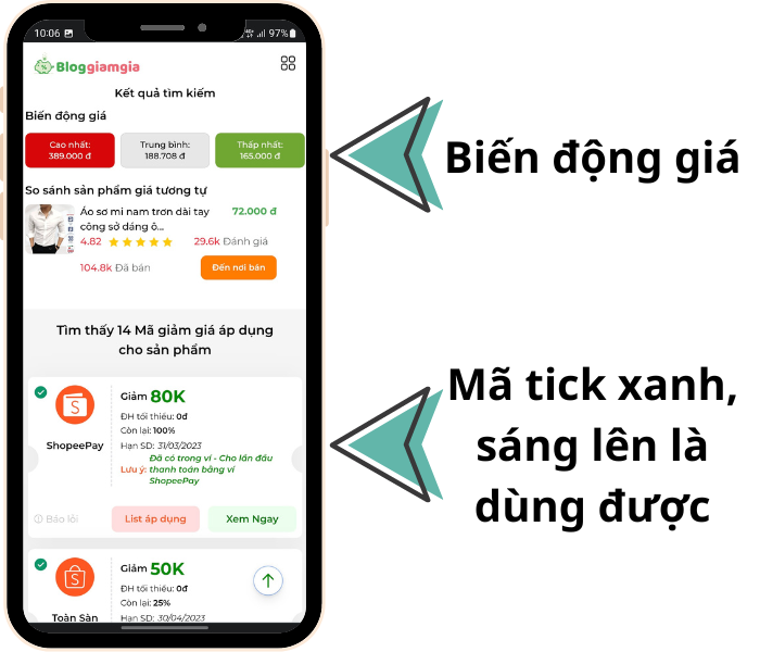 Cần biết - Chỉ với 1 phút, Bloggiamgia.vn sẽ giúp bạn lấy voucher Shopee cho mọi sản phẩm (Hình 5).