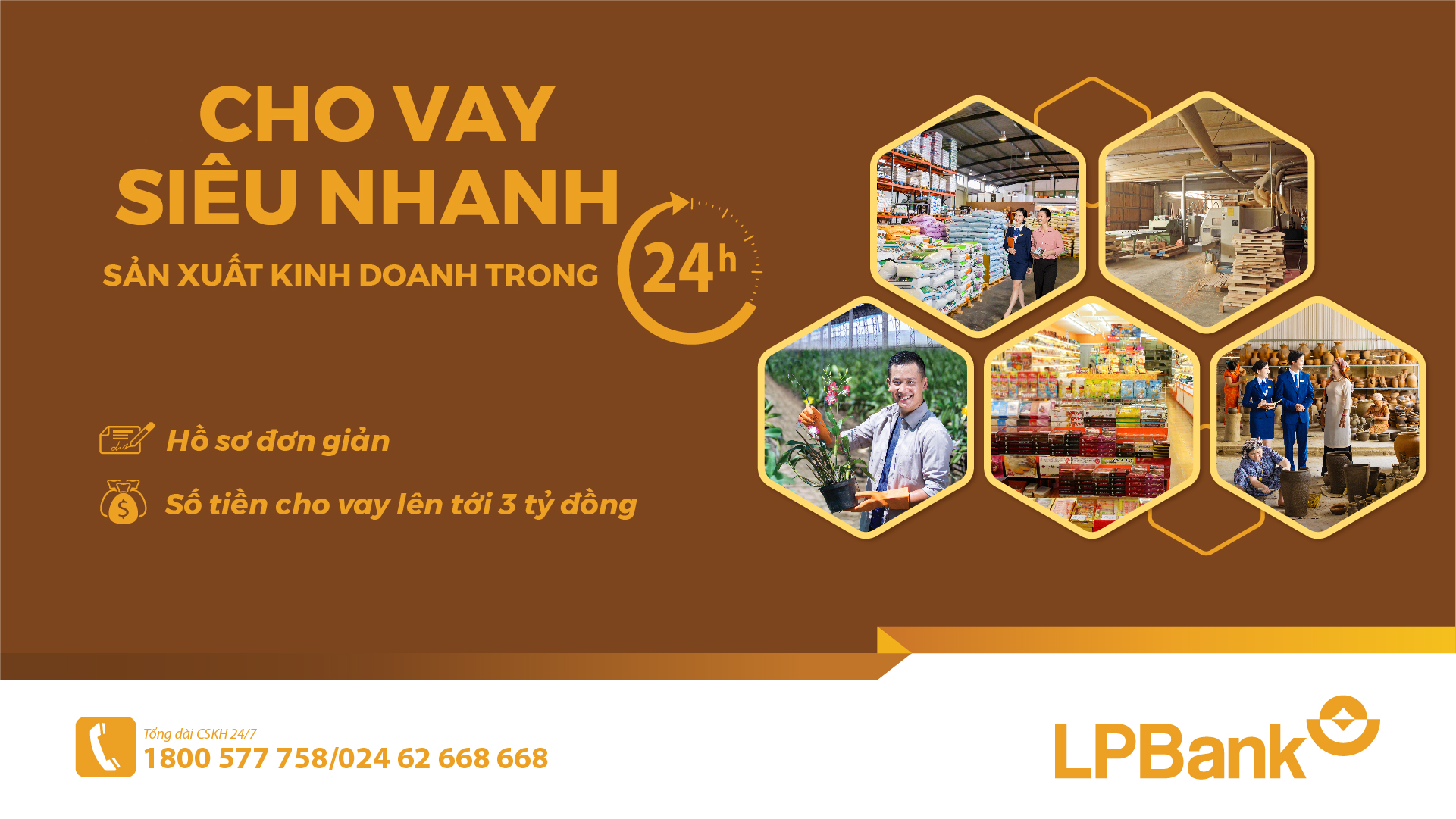 Kinh tế - LPBank ra mắt sản phẩm VAY SIÊU NHANH SẢN XUẤT KINH DOANH TRONG 24H