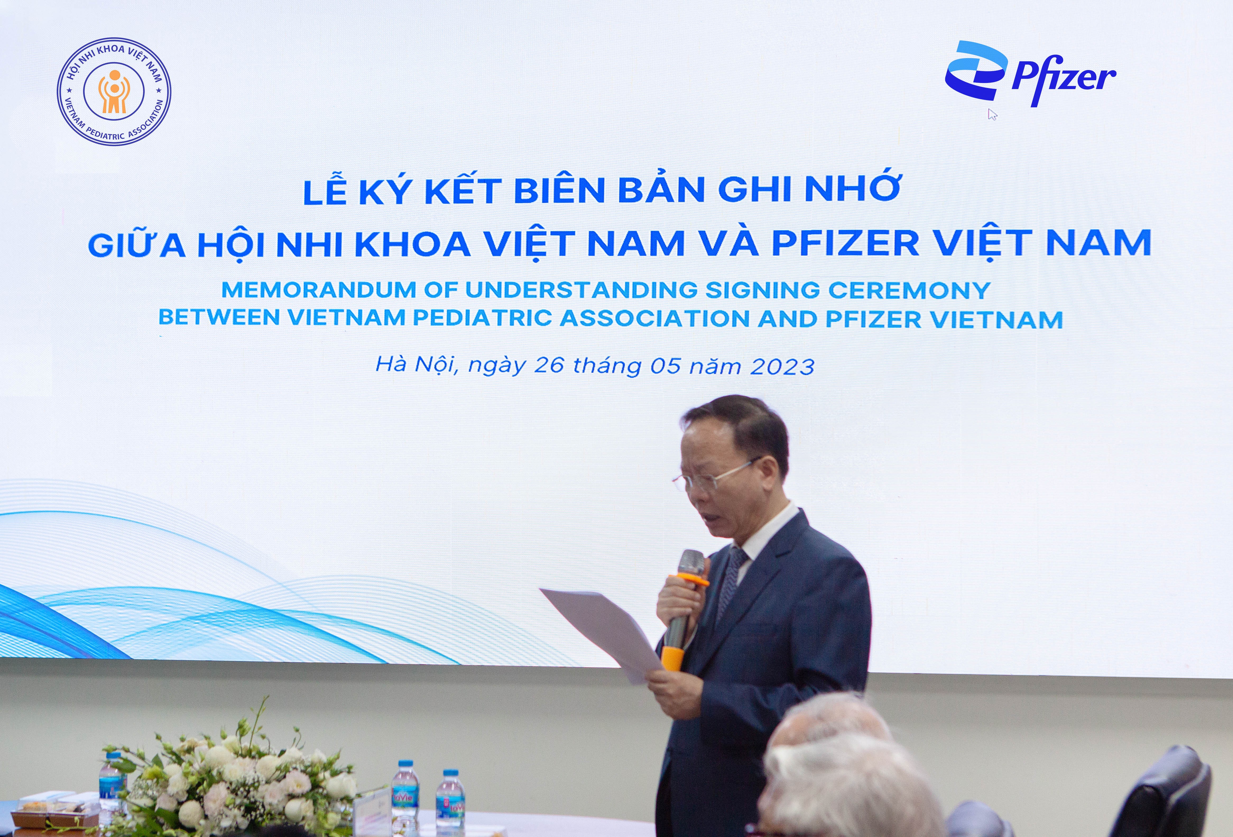 Cần biết - Pfizer Việt Nam cùng Hội Nhi khoa Việt Nam ký kết biên bản hợp tác (Hình 2).