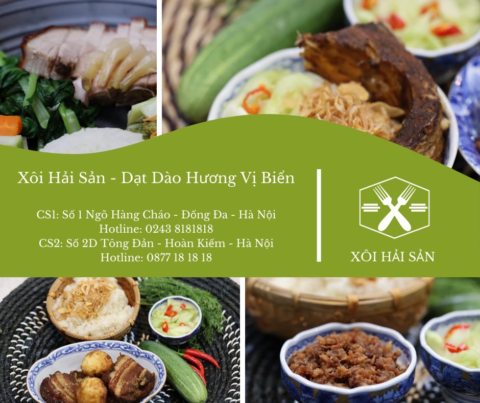 Cần biết - Xôi Hải Sản – Món ngon Hà Nội thu hút khách thập phương (Hình 2).