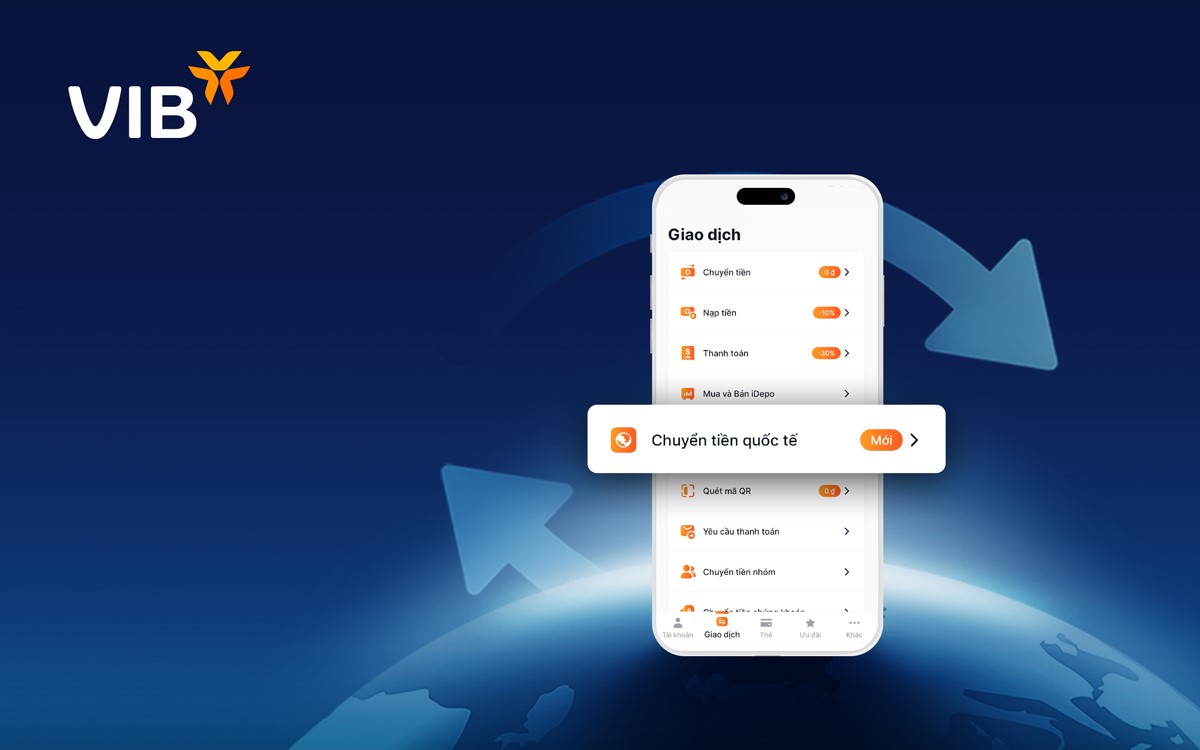 Kinh tế - Tiết kiệm tiền triệu khi chuyển tiền quốc tế miễn phí trên MyVIB 