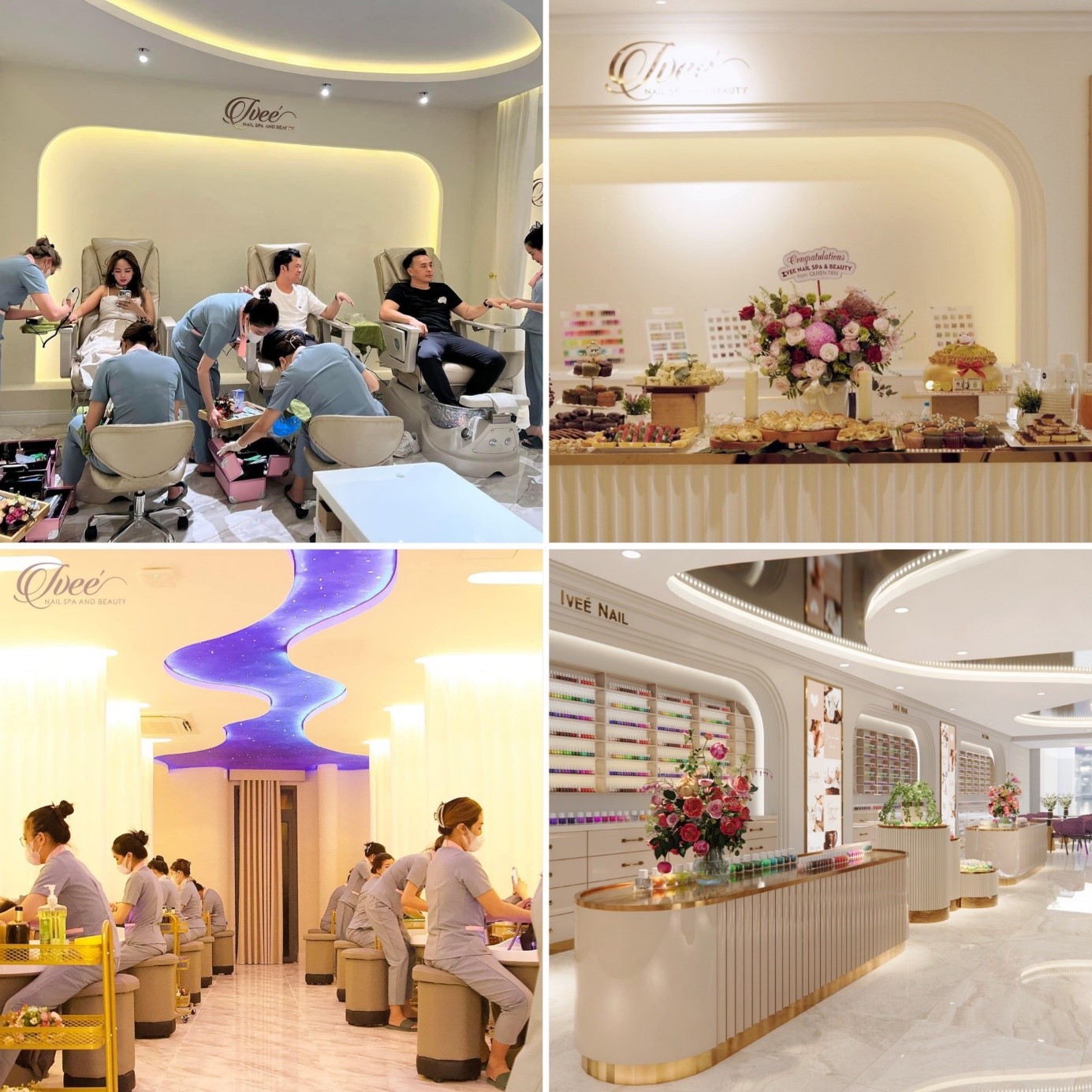 Cần biết - Iveé Nail Spa & Beauty ấn tượng với khách hàng bởi không gian sang trọng, đẳng cấp