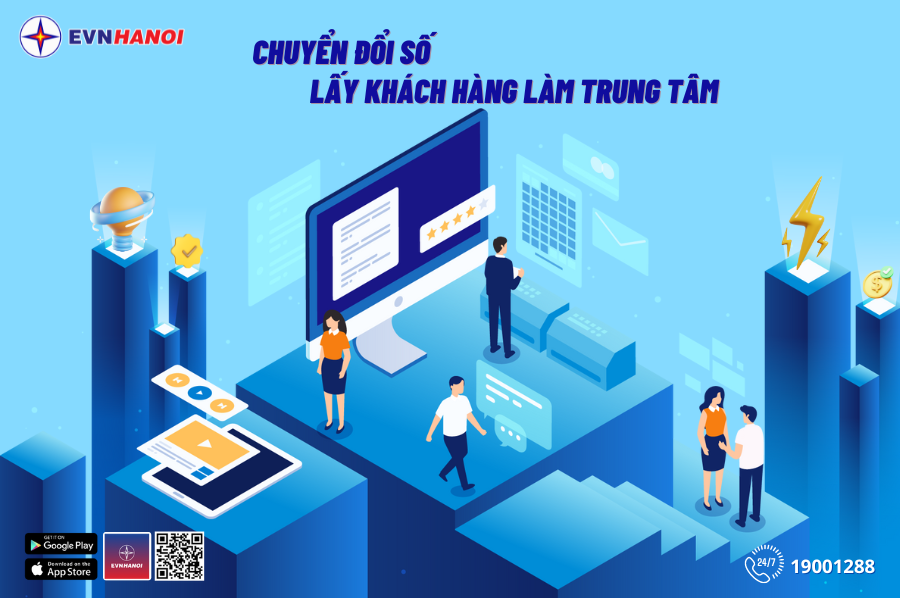 Kinh tế - EVNHANOI nâng cao chất lượng dịch vụ, đáp ứng tiện ích ngày càng đa dạng của khách hàng (Hình 3).