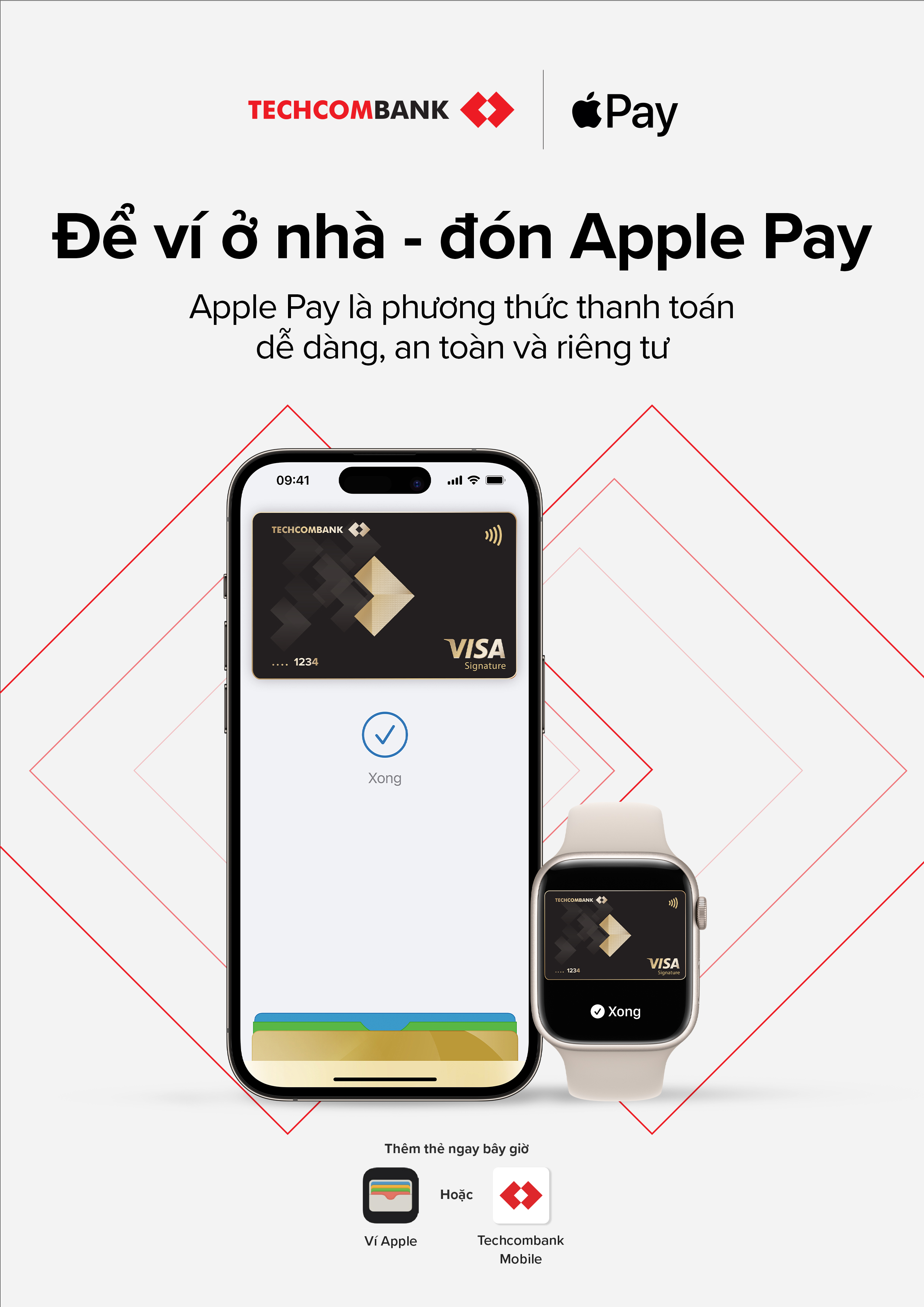 Kinh tế - Techcombank giới thiệu Apple Pay đến khách hàng